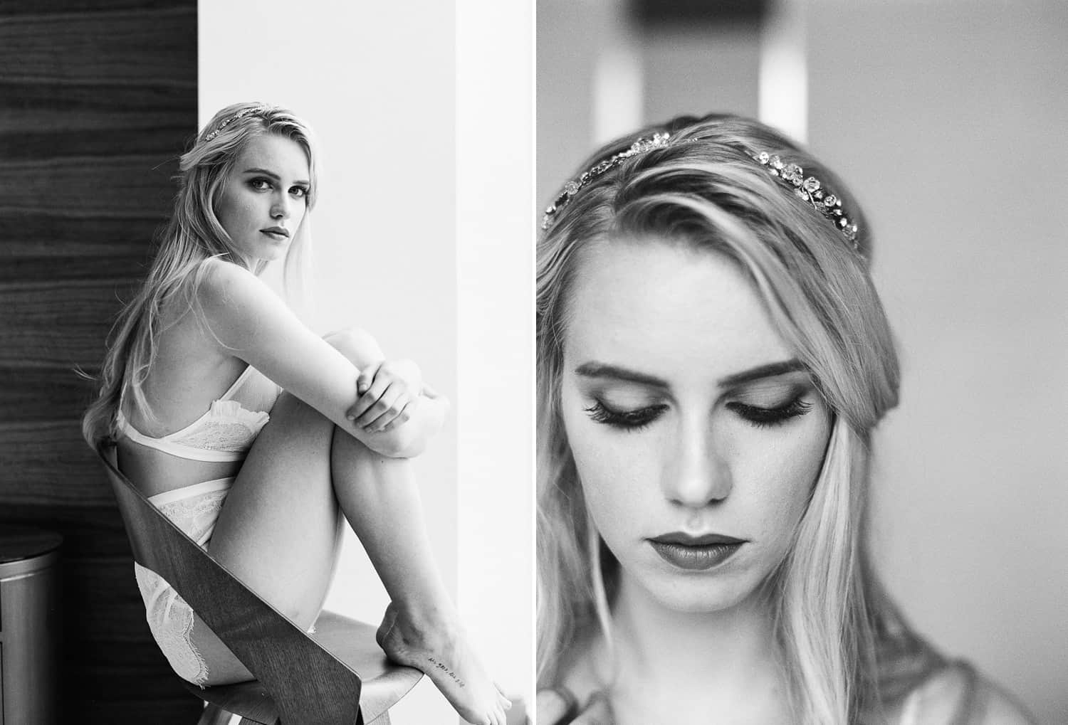 Boston Boudoir Photography Session On Film