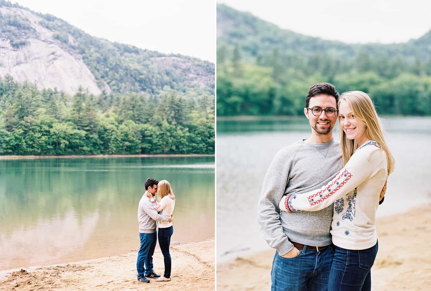 Echo Lake New Hampshire Couples Photography Session