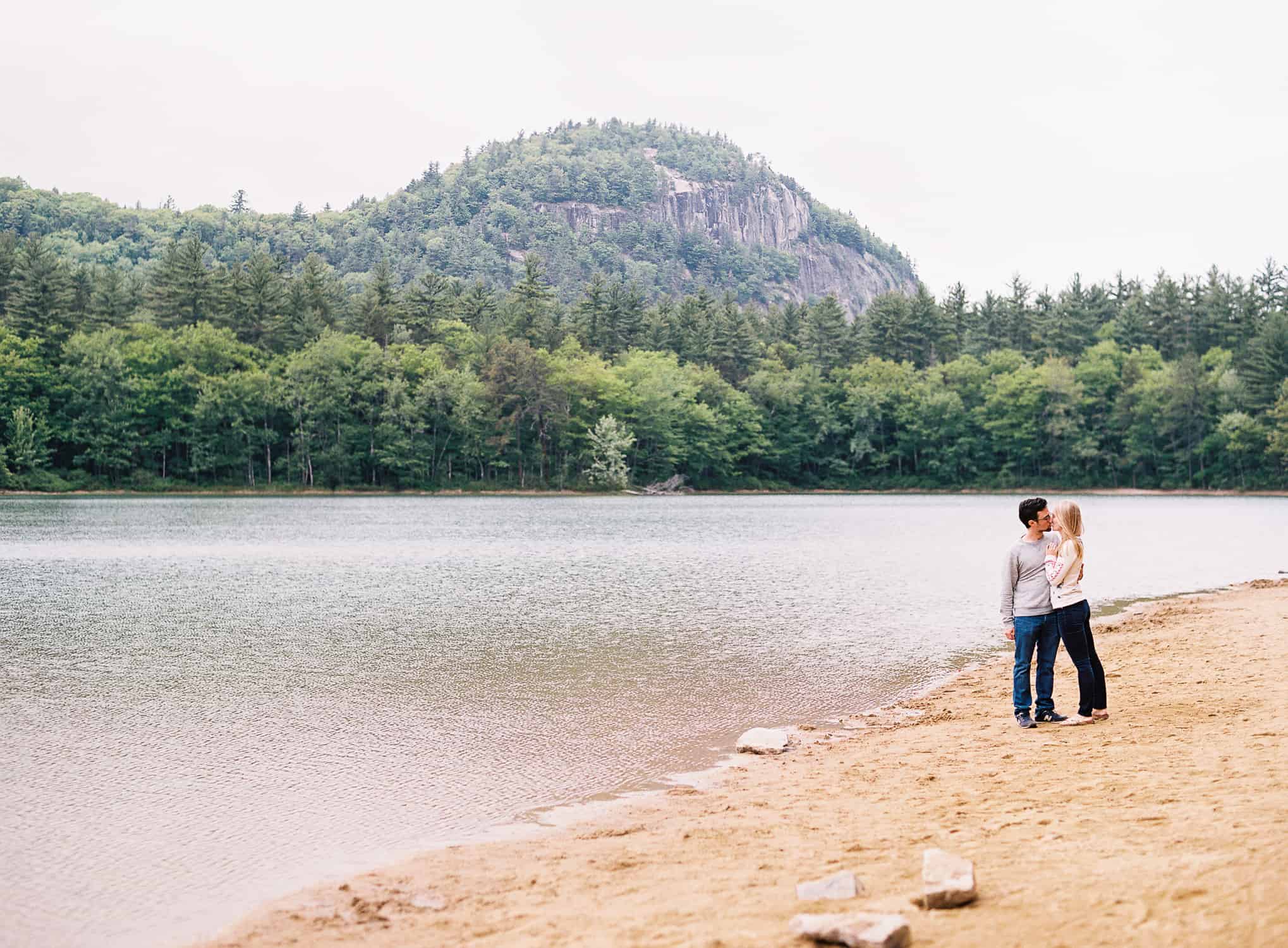 Echo Lake New Hampshire Couples Photography Session