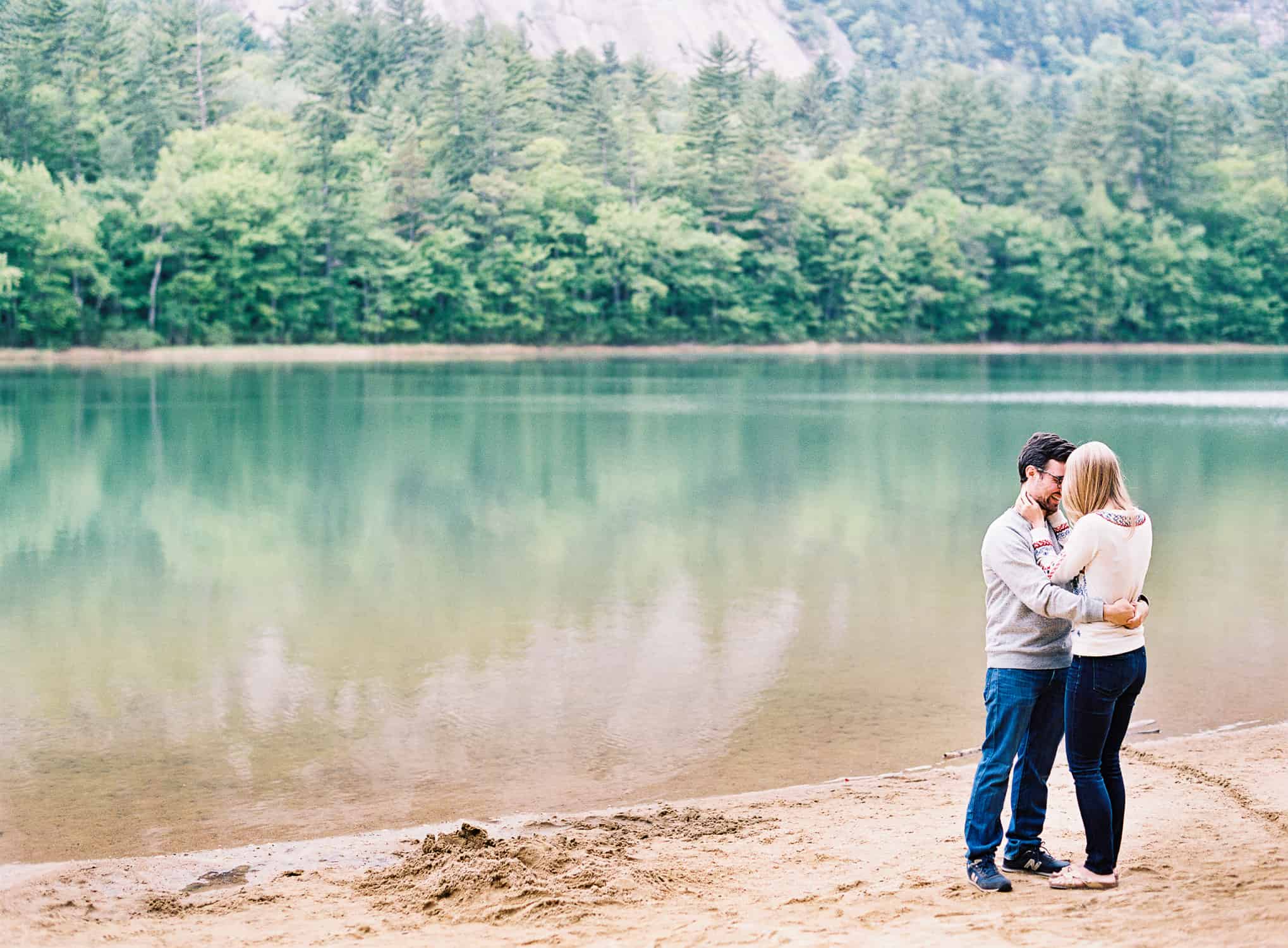 Echo Lake New Hampshire Couples Photography Session