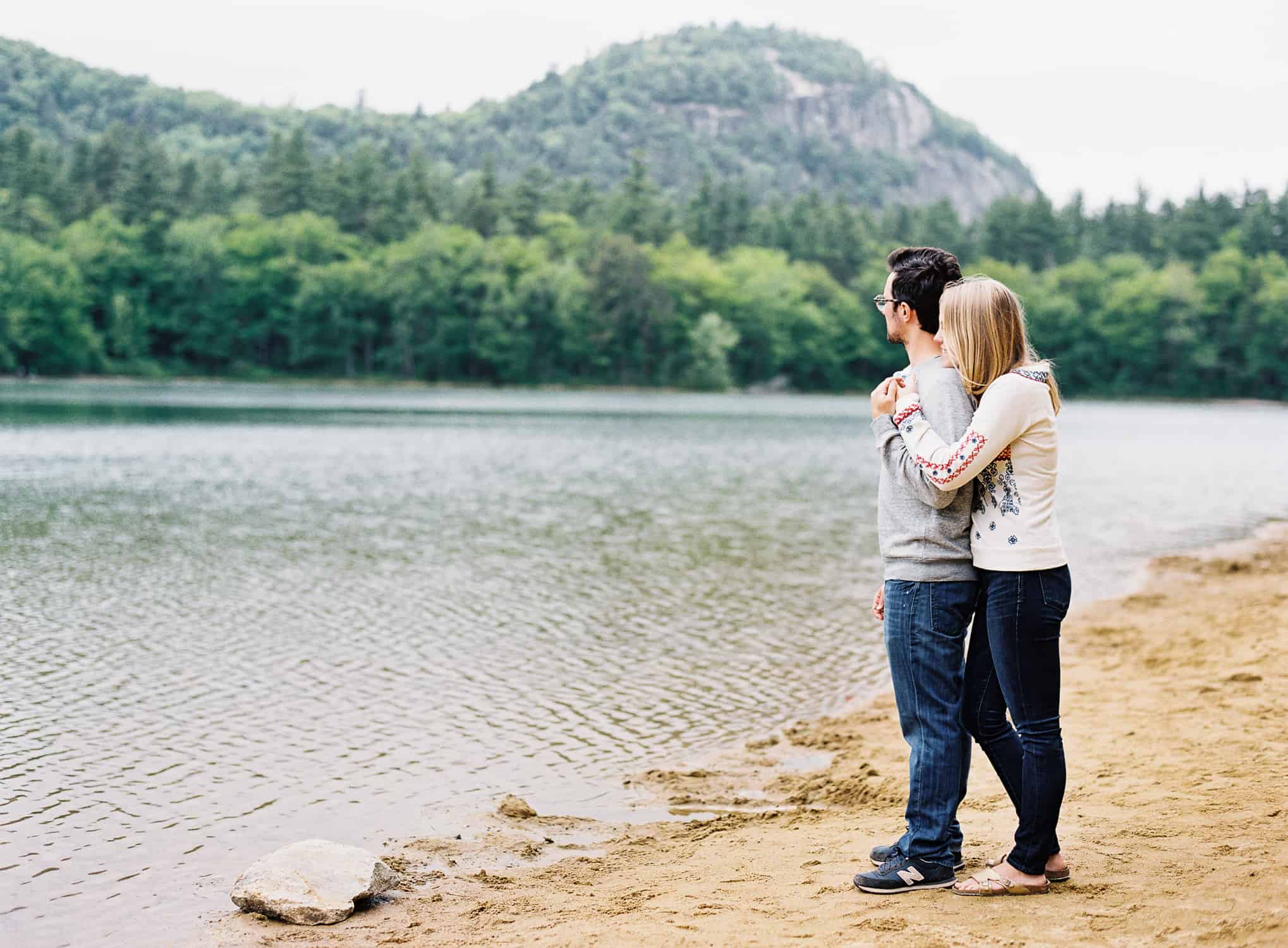 Echo Lake New Hampshire Couples Photography Session