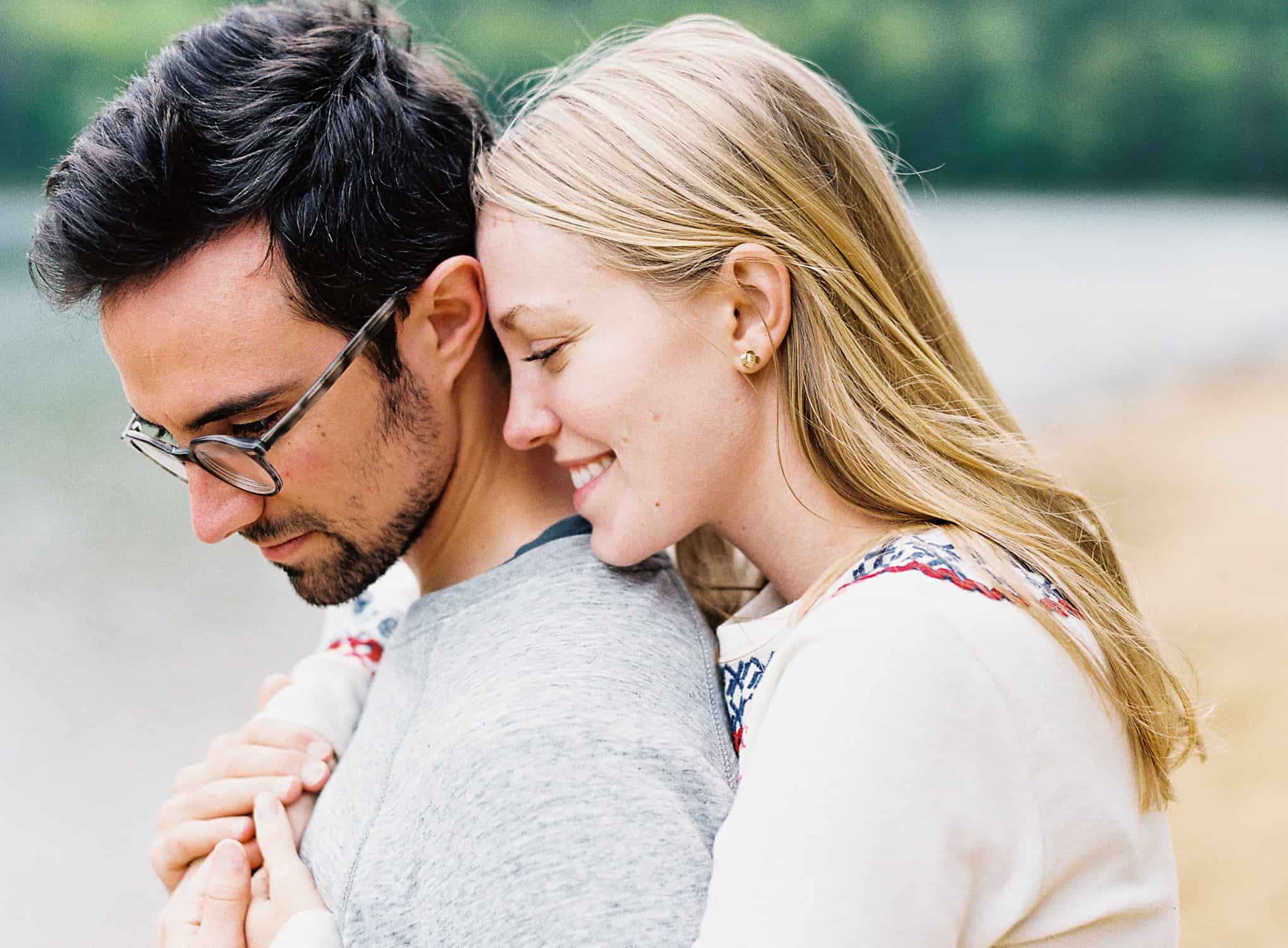 Echo Lake New Hampshire Couples Photography Session